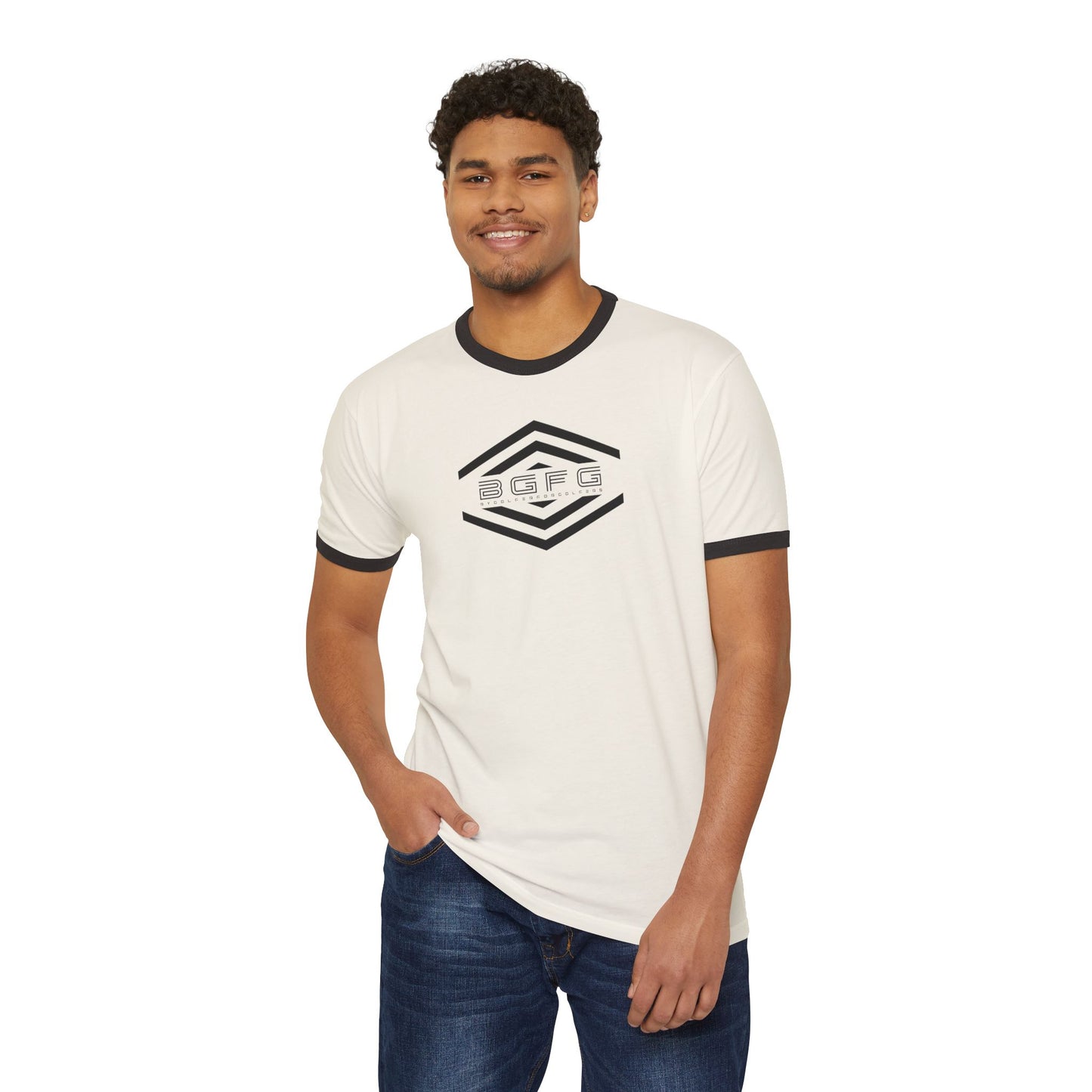 Retro Unisex BGFG Ringer T-Shirt