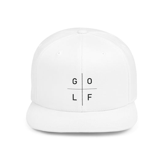 G|O|L|F Flat Bill Snapback