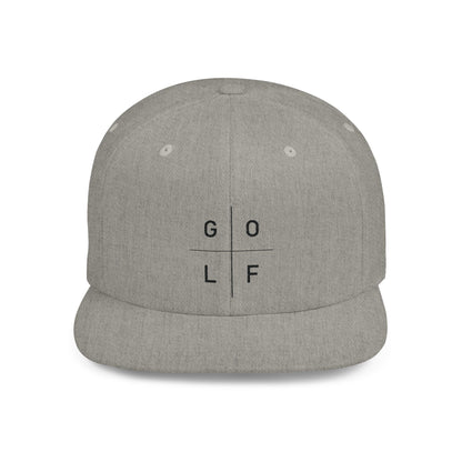 G|O|L|F Flat Bill Snapback