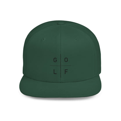 G|O|L|F Flat Bill Snapback