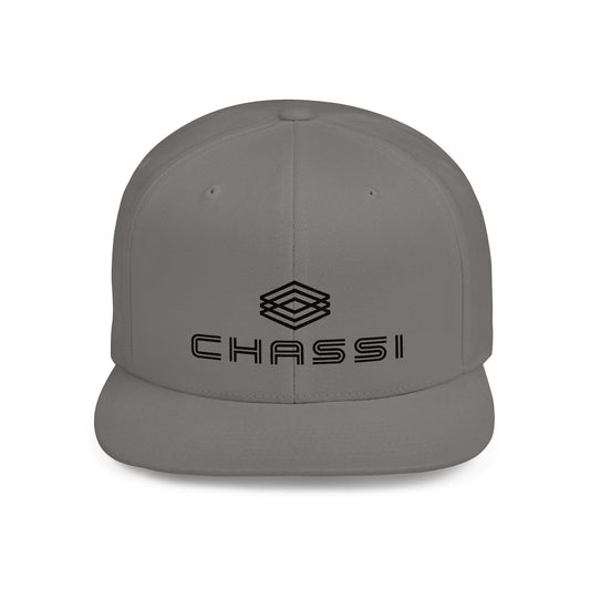 CHASSI Flat Bill Snapback Hat - Stylish White Cap for repping what you love