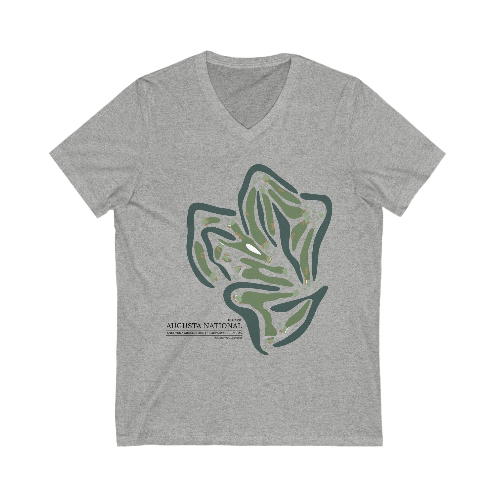 AUGUSTA NATIONAL - Unisex Jersey Short Sleeve V-Neck Tee