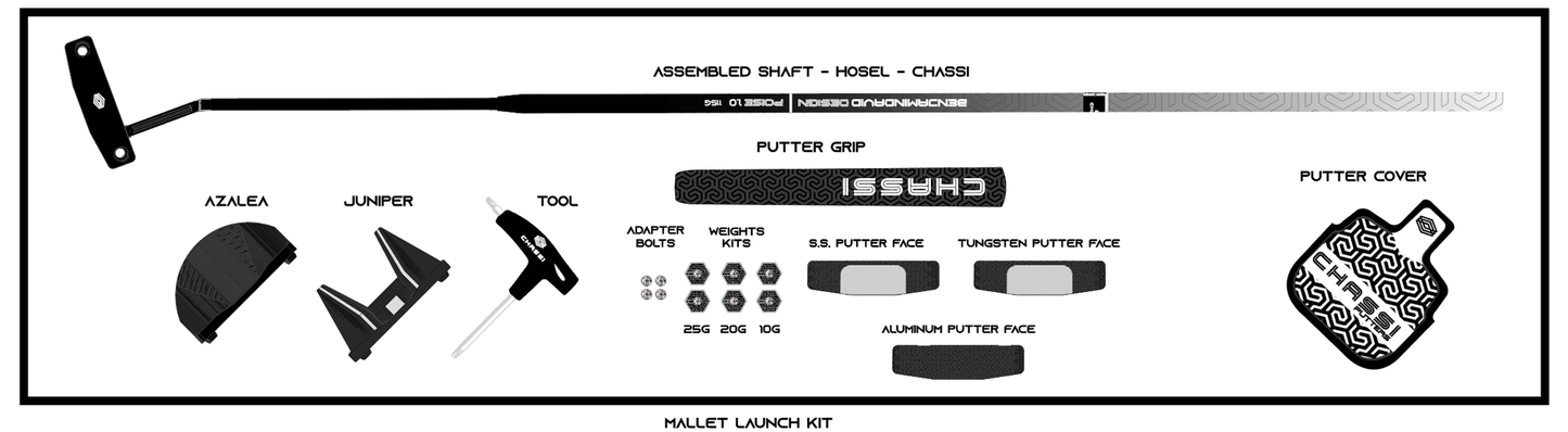 GEN 1 MALLET LONG PLUMBER NECK - LAUNCH KIT - A